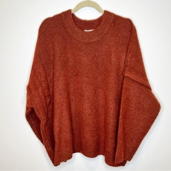 NWT Madewell Cable Havener Pullover Sweater Alpaca Wool Blend, Size 3X NWT - Picture 9 of 10